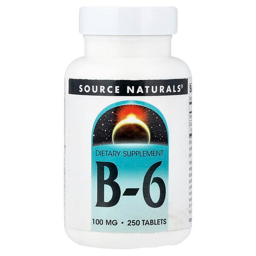 <img alt="Source Naturals, B-6, 250 Tablets" title="Source Naturals, B-6, 250 Tablets,021078004141"