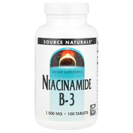 <img alt="Source Naturals, Niacinamide B-3, 1,500 mg, 100 Tablets" title="Source Naturals, Niacinamide B-3, 1,500 mg, 100 Tablets,021078005063"