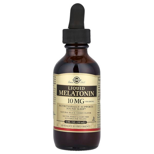 <img alt="Solgar, Liquid Melatonin, Natural Black Cherry, 10 mg, 2 fl oz (59 ml)" title="Solgar, Liquid Melatonin, Natural Black Cherry, 10 mg, 2 fl oz (59 ml),033984503809"