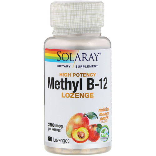 <img alt="Solaray, Methyl B-12 Sugar Free,  Mango Peach - 2500 mcg - 60 Lozenges" title="Solaray, Methyl B-12 Sugar Free,  Mango Peach - 2500 mcg - 60 Lozenges,076280321838"