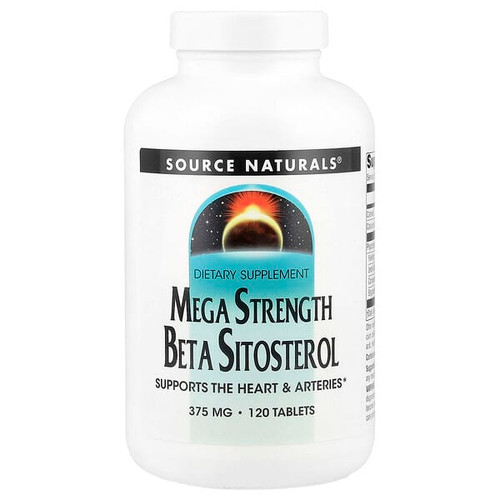 <img alt="Source Naturals, Mega Strength Beta Sitosterol, 375 mg, 120 Tablets" title="Source Naturals, Mega Strength Beta Sitosterol, 375 mg, 120 Tablets,021078014164"