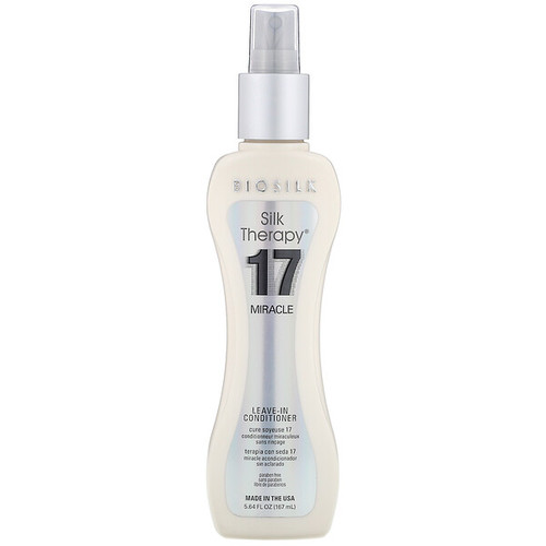 <img alt="Biosilk, Silk Therapy, 17 Miracle, Leave-In Conditioner, 5.64 fl oz (167 ml)" title="Biosilk, Silk Therapy, 17 Miracle, Leave-In Conditioner, 5.64 fl oz (167 ml),633911745304"