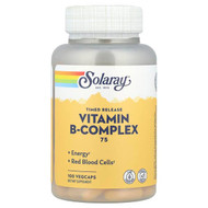 <img alt="Solaray, Vitamin B-Complex 75, Timed Release, 100 VegCaps" title="Solaray, Vitamin B-Complex 75, Timed Release, 100 VegCaps,076280042917"