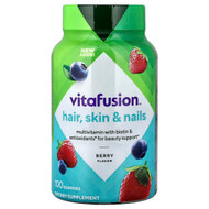 <img alt="VitaFusion, Hair, Skin & Nails Gummies, Berry, 100 Gummies" title="VitaFusion, Hair, Skin & Nails Gummies, Berry, 100 Gummies,027917020051"