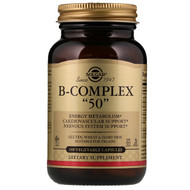 <img alt="Solgar, B-Complex 50, 100 Vegetable Capsules" title="Solgar, B-Complex 50, 100 Vegetable Capsules,033984011212"