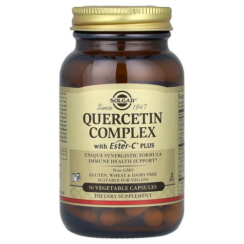 <img alt="Solgar, Quercetin Complex with Ester-C Plus, 50 Vegetable Capsules" title="Solgar, Quercetin Complex with Ester-C Plus, 50 Vegetable Capsules,033984023185"