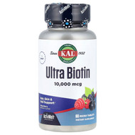 <img alt="KAL, Ultra Biotin, ActivMelt, Mixed Berry, 10,000 mcg, 60 Micro Tablets" title="KAL, Ultra Biotin, ActivMelt, Mixed Berry, 10,000 mcg, 60 Micro Tablets,021245234258"