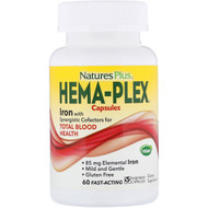 <img alt="Natures Plus, Hema-Plex Capsules, 60 Fast-Acting Vegetarian Capsules" title="Natures Plus, Hema-Plex Capsules, 60 Fast-Acting Vegetarian Capsules,097467037724"