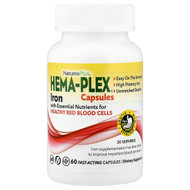<img alt="NaturesPlus, Hema-Plex Iron, 60 Fast-Acting Capsules" title="NaturesPlus, Hema-Plex Iron, 60 Fast-Acting Capsules,097467037724"