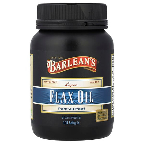 <img alt="Barleans, Lignan Flax Oil, 100 Softgels" title="Barleans, Lignan Flax Oil, 100 Softgels,705875100076"