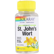 <img alt="Solaray Organically Grown St Johns Wort - 100 Vegetarian Capsules" title="Solaray Organically Grown St Johns Wort - 100 Vegetarian Capsules,076280195538"