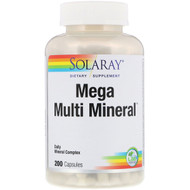 <img alt="Solaray, Mega Multi Mineral, 200 Capsules" title="Solaray, Mega Multi Mineral, 200 Capsules,076280045116"