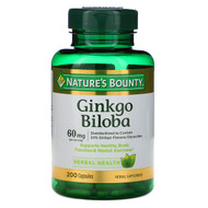 <img alt="Natures Bounty, Ginkgo Biloba, 60 mg, 200 Capsules" title="Natures Bounty, Ginkgo Biloba, 60 mg, 200 Capsules,074312172434"
