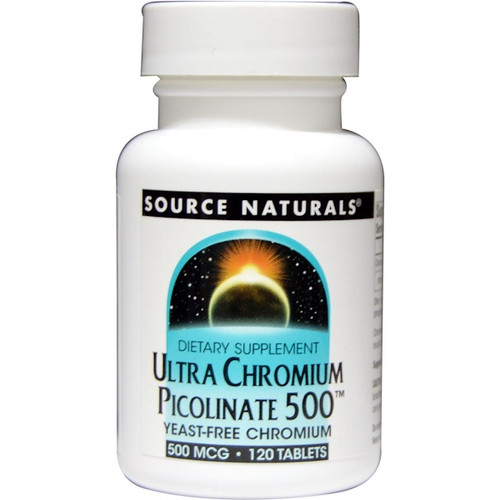 <img alt="Source Naturals, Ultra Chromium Picolinate 500, 500 mcg, 120 Tablets" title="Source Naturals, Ultra Chromium Picolinate 500, 500 mcg, 120 Tablets,021078005162"