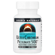 <img alt="Source Naturals, Ultra Chromium Picolinate 500, 500 mcg, 120 Tablets" title="Source Naturals, Ultra Chromium Picolinate 500, 500 mcg, 120 Tablets,021078005162"