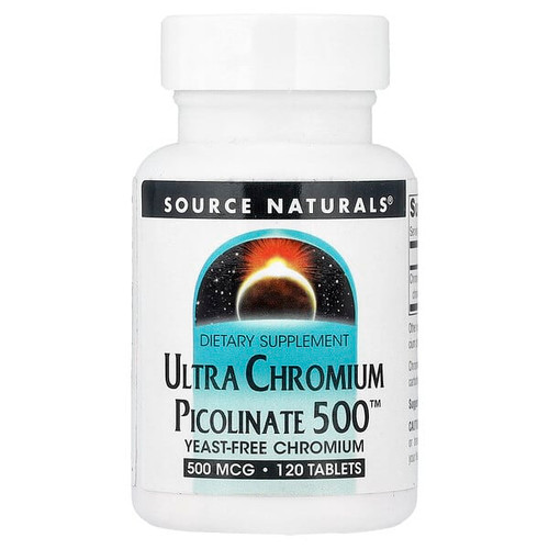 <img alt="Source Naturals, Ultra Chromium Picolinate 500, 500 mcg, 120 Tablets" title="Source Naturals, Ultra Chromium Picolinate 500, 500 mcg, 120 Tablets,021078005162"