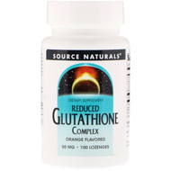 <img alt="Source Naturals, Reduced Glutathione Complex, Orange Flavored, 50 mg, 100 Lozenges" title="Source Naturals, Reduced Glutathione Complex, Orange Flavored, 50 mg, 100 Lozenges,021078013051"