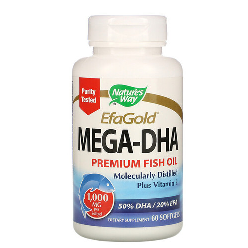 <img alt="Natures Way, EfaGold, Mega-DHA, 1000 mg, 60 Softgels" title="Natures Way, EfaGold, Mega-DHA, 1000 mg, 60 Softgels,033674156827"