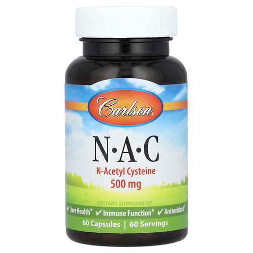 <img alt="Carlson, N-A-C, 500 mg, 60 Capsules" title="Carlson, N-A-C, 500 mg, 60 Capsules,088395067709"