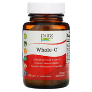 <img alt="Pure Essence, Whole C, Whole Food Vitamin C, 30 Tablets" title="Pure Essence, Whole C, Whole Food Vitamin C, 30 Tablets,659670090011"