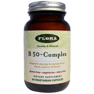 Flora, B 50-Complex, 60 Veggie Caps