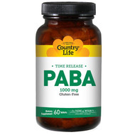 <img alt="Country Life, PABA, Time Release, 1000 mg, 60 Tablets" title="Country Life, PABA, Time Release, 1000 mg, 60 Tablets,015794066729"