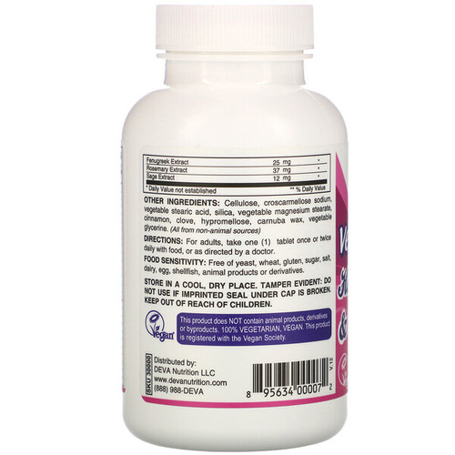 <img alt="Deva, Vegan, Hair Nails & Skin, 90 Tablets" title="Deva, Vegan, Hair Nails & Skin, 90 Tablets,895634000072"
