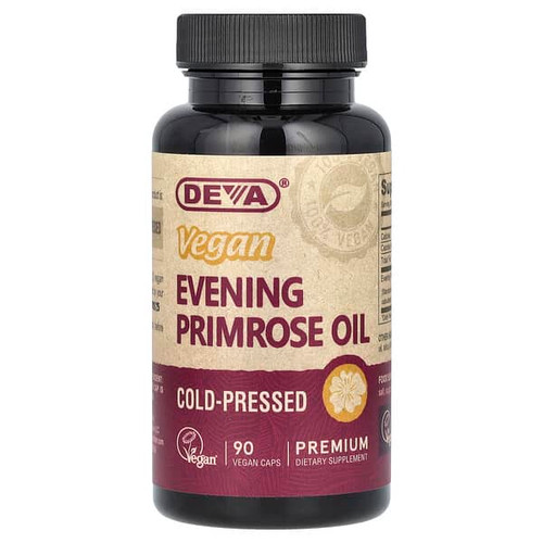 <img alt="Deva, Vegan Evening Primrose Oil, 90 Vegan Caps (500 mg per Capsule)" title="Deva, Vegan Evening Primrose Oil, 90 Vegan Caps (500 mg per Capsule),895634000249"