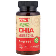 <img alt="Deva, Premium Vegan Chia Seed Oil, 90 Vegan Caps (500 mg per Capsule)" title="Deva, Premium Vegan Chia Seed Oil, 90 Vegan Caps (500 mg per Capsule),895634000263"
