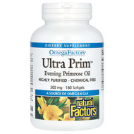 <img alt="Natural Factors, OmegaFactors, Ultra Prim, Evening Primrose Oil, 500 mg, 180 Softgels" title="Natural Factors, OmegaFactors, Ultra Prim, Evening Primrose Oil, 500 mg, 180 Softgels,068958023564"