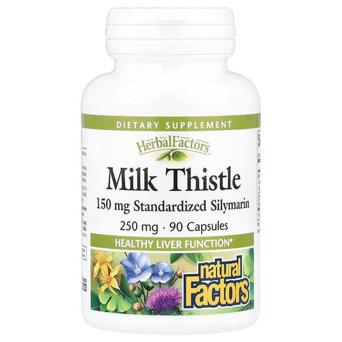 <img alt="Natural Factors, Milk Thistle, 250 mg, 90 Capsules" title="Natural Factors, Milk Thistle, 250 mg, 90 Capsules,068958041810"