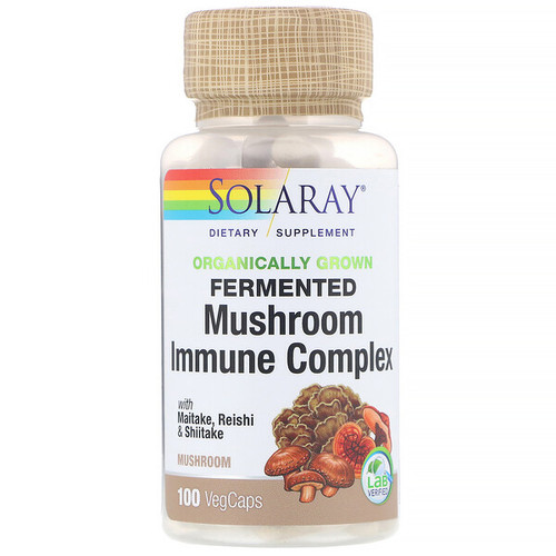 <img alt="Solaray, Fermented Mushroom Immune Complex, 100 VegCaps" title="Solaray, Fermented Mushroom Immune Complex, 100 VegCaps,076280013788"