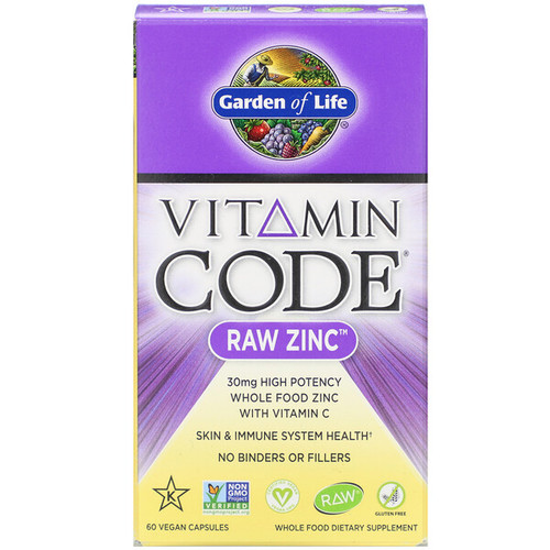 <img alt="Garden of Life, Vitamin Code, Raw Zinc, 60 Veggie Caps" title="Garden of Life, Vitamin Code, Raw Zinc, 60 Veggie Caps,658010116527"