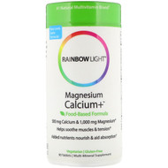 <img alt="Rainbow Light, Magnesium Calcium+, Food-Based Formula, 90 Tablets" title="Rainbow Light, Magnesium Calcium+, Food-Based Formula, 90 Tablets,021888101016"