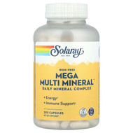 <img alt="Solaray, Mega Multi Mineral, Iron Free, 200 Capsules" title="Solaray, Mega Multi Mineral, Iron Free, 200 Capsules,076280045147"