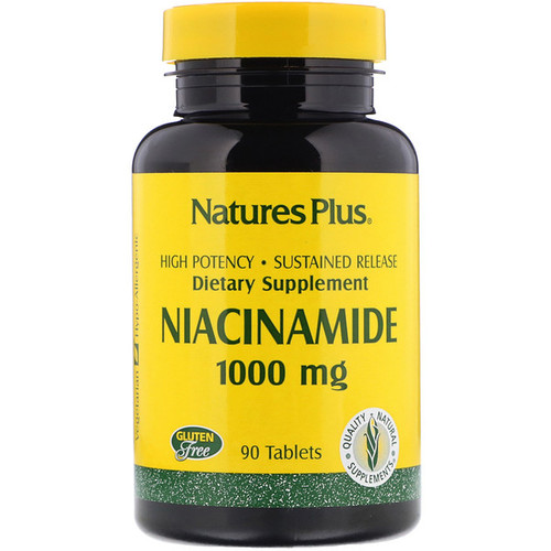 <img alt="Natures Plus, Niacinamide, 1000 mg, 90 Tablets" title="Natures Plus, Niacinamide, 1000 mg, 90 Tablets,097467019300"