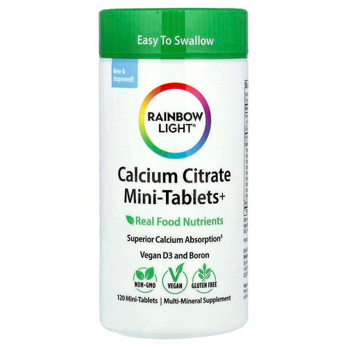<img alt="Rainbow Light, Calcium Citrate Mini-Tablets+, 120 Mini-Tablets" title="Rainbow Light, Calcium Citrate Mini-Tablets+, 120 Mini-Tablets,021888202119"