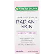 Natures Bounty, Optimal Solutions, Radiant Skin, Ceramosides Formula, 40 Softgels