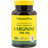 Natures Plus, L-Arginine, 500 mg, 90 Vegetarian Capsules