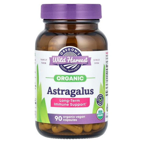 <img alt="Oregons Wild Harvest, Organic Astragalus, 90 Organic Vegan Capsules (375 mg per Capsule)" title="Oregons Wild Harvest, Organic Astragalus, 90 Organic Vegan Capsules (375 mg per Capsule),706195004181"