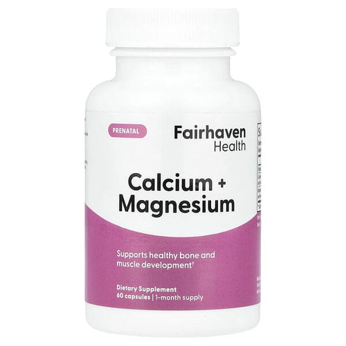<img alt="Fairhaven Health, Prenatal, Calcium + Magnesium, 60 Capsules" title="Fairhaven Health, Prenatal, Calcium + Magnesium, 60 Capsules,895749000158"