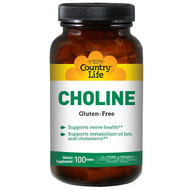 <img alt="Country Life, Choline, 100 Tablets" title="Country Life, Choline, 100 Tablets,015794065104"