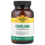 <img alt="Country Life, Choline, 266 mg, 100 Tablets" title="Country Life, Choline, 266 mg, 100 Tablets,015794065104"