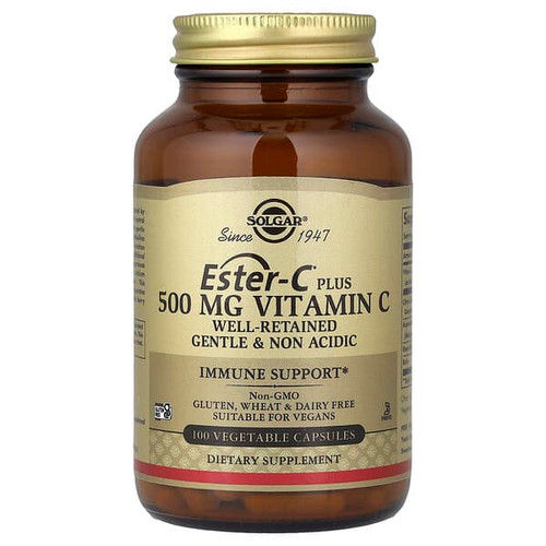 <img alt="Solgar, Ester-C Plus, Vitamin C, 500 mg, 100 Vegetable Capsules" title="Solgar, Ester-C Plus, Vitamin C, 500 mg, 100 Vegetable Capsules,033984010390"