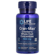 <img alt="Life Extension, Cran-Max, Cranberry Whole Fruit Concentrate, 500 mg, 60 Vegetarian Capsules" title="Life Extension, Cran-Max, Cranberry Whole Fruit Concentrate, 500 mg, 60 Vegetarian Capsules,737870862062"