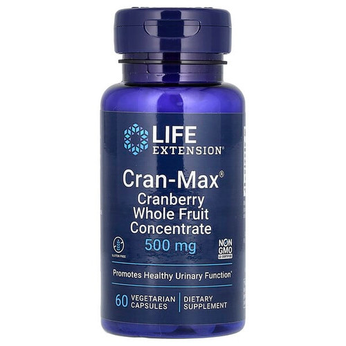 <img alt="Life Extension, Cran-Max, Cranberry Whole Fruit Concentrate, 500 mg, 60 Vegetarian Capsules" title="Life Extension, Cran-Max, Cranberry Whole Fruit Concentrate, 500 mg, 60 Vegetarian Capsules,737870862062"