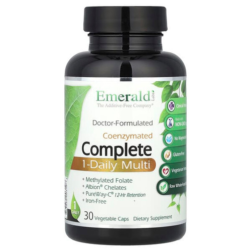 <img alt="Emerald Laboratories, Coenzymated Complete 1-Daily Multi, 30 Vegetable Caps" title="Emerald Laboratories, Coenzymated Complete 1-Daily Multi, 30 Vegetable Caps,743650003198"