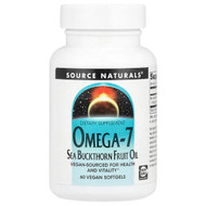 <img alt="Source Naturals, Omega-7, Sea Buckthorn Fruit Oil, 60 Vegan Softgels" title="Source Naturals, Omega-7, Sea Buckthorn Fruit Oil, 60 Vegan Softgels,021078025542"
