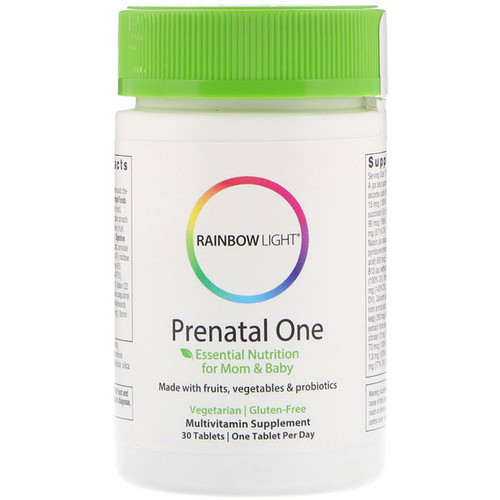 <img alt="Rainbow Light, Prenatal One, 30 Tablets" title="Rainbow Light, Prenatal One, 30 Tablets,021888109715"