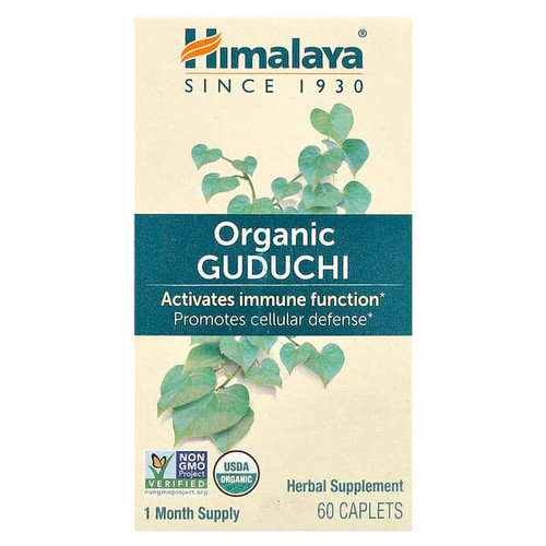 <img alt="Himalaya, Organic Guduchi, 60 Caplets" title="Himalaya, Organic Guduchi, 60 Caplets,605069406017"